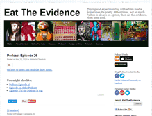 Tablet Screenshot of eat-the-evidence.com